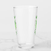 Verre de bière verte Joyeuse Saint Patrick`s day (Droite)