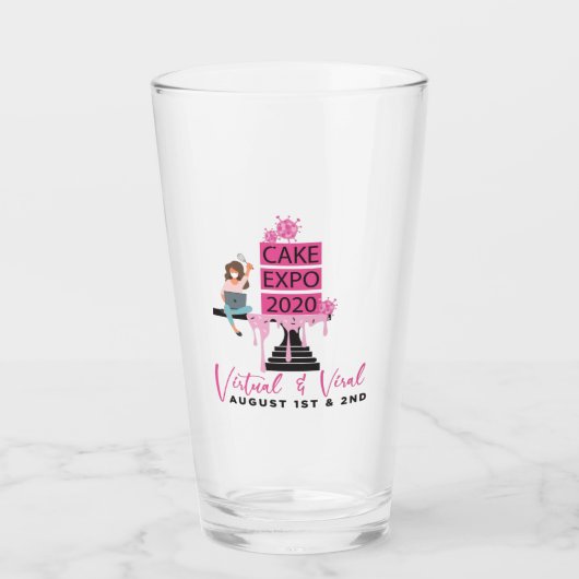 Verre de bière virtuel et viral (Devant)