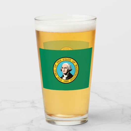VERRE DE BIÈRE WASHINGTON (Devant (rempli))