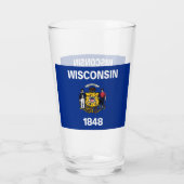 VERRE DE BIÈRE WISCONSIN (Dos)
