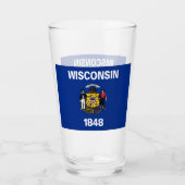 VERRE DE BIÈRE WISCONSIN (Devant)