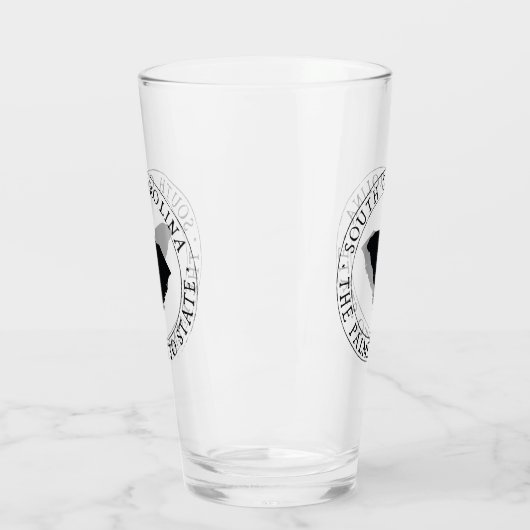 Verre de boisson de l'État de Caroline du Sud (Gauche)