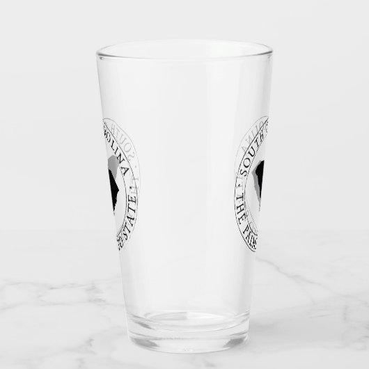 Verre de boisson de l'État de Caroline du Sud (Droite)