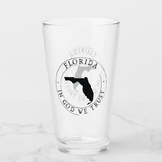 Verre de boisson de l'État de Floride (Devant)