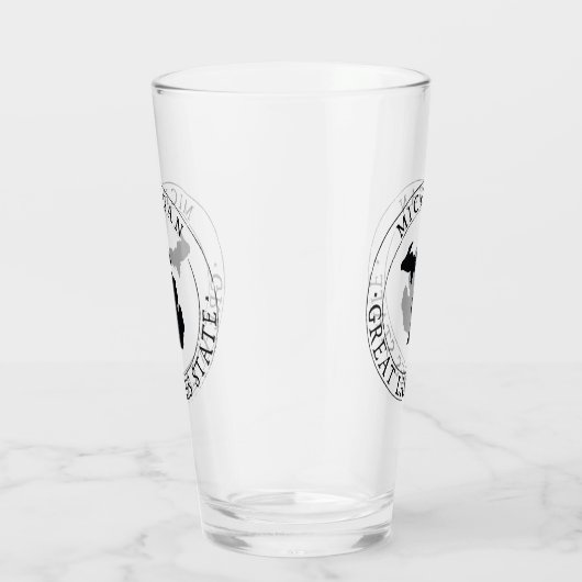 Verre de boisson de l'État du Michigan (Droite)