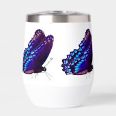Verre de boisson isolée à papillon pourpre (Avant)