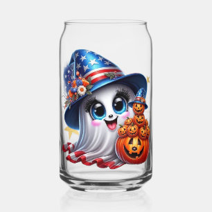 Verre de boisson patriotique Halloween mignon Citr