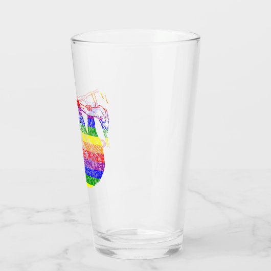Verre de boisson Rainbow Pride (Gauche)