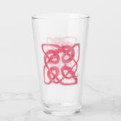 Verre de boisson rose CELTIC KNOT (Dos)