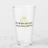 Verre de boissons - citron (Dos)