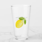 Verre de boissons - citron (Devant)