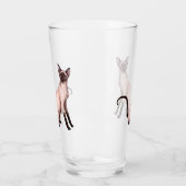 Verre de boissons de culbuteur d'art de chat (Gauche)