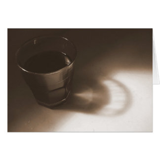 verre de café sépia