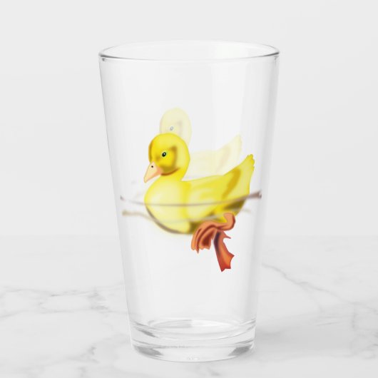Verre de canard jaune (Dos)