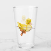 Verre de canard jaune flottant (Dos)