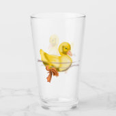 Verre de canard jaune flottant (Devant)