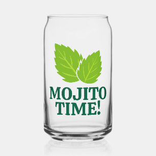 Verre de canette de boisson mojito personnalisé po