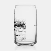Verre de canette imprimé 16 onces (Gauche)
