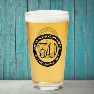 Verre de célébration d'anniversaire 30 ans