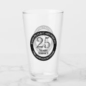 Verre de célébration de 25 ans de service (Dos)