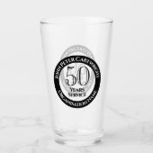 Verre de célébration de 50 ans de service (Devant)