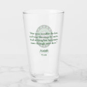 Verre de célébration de la Saint Patrick (Dos)