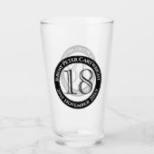 Verre de célébration du 18e anniversaire (Devant)