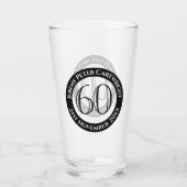 Verre de célébration du 60e anniversaire (Dos)