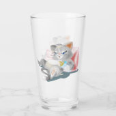 Verre de chat bébé amusant (Dos)