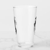 Verre de Cheval sauvage noir dressé (Droite)