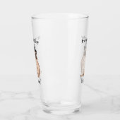 Verre de chien d'anniversaire mignon (Gauche)