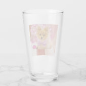 Verre de chiot Pomeranian mignon (Dos)