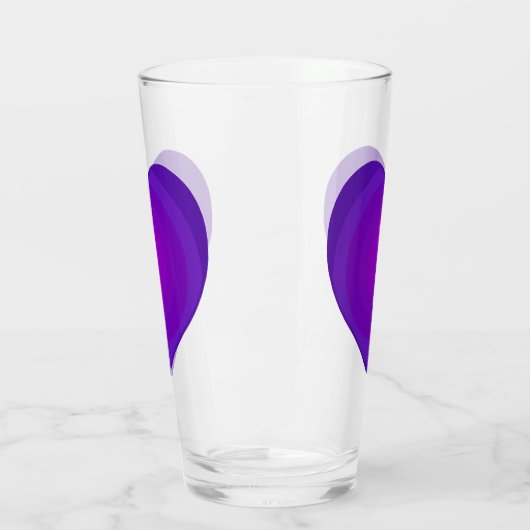 Verre de coeur pourpre (Gauche)