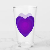 Verre de coeur pourpre (Devant)