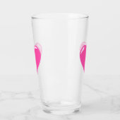 Verre de coeur rose (Gauche)