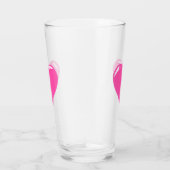 Verre de coeur rose (Droite)