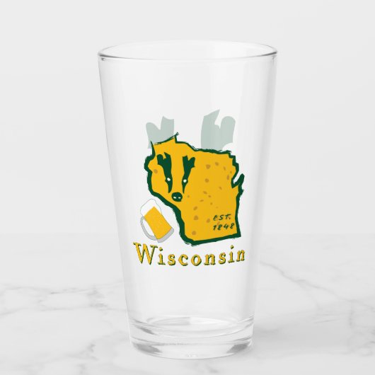 Verre de culbuteur du Wisconsin (Devant)