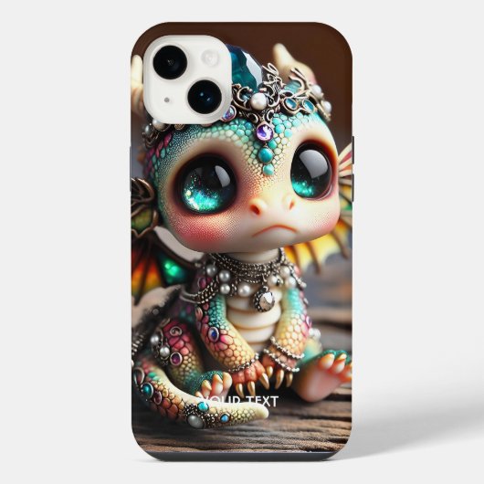 Verre de dragon bébé mignon fantasy (Verso)