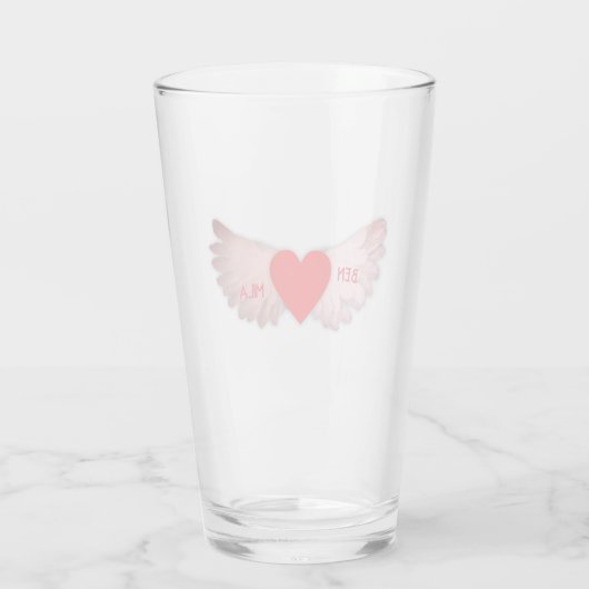 Verre de fête de Cupidon (Dos)