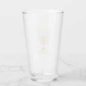Verre de Hanouka (Dos)