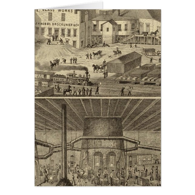 Verre de JH Hobbs et Brockunier (Devant)