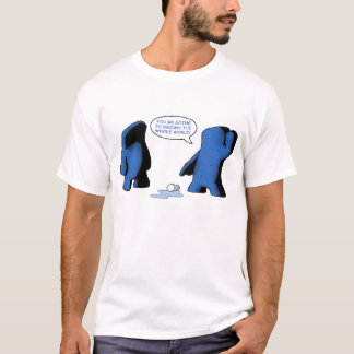 Verre de Knox outre de T-shirt de l'eau