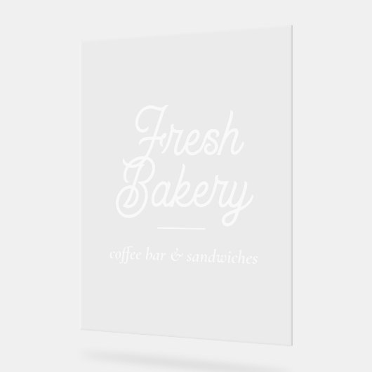 Verre de la fenêtre de script d'affaires de marque (Angle)