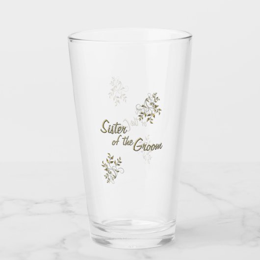 Verre de la sœur du marié  (Devant)