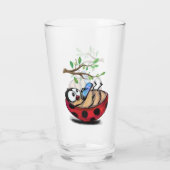 Verre de Ladybug amusant (Dos)