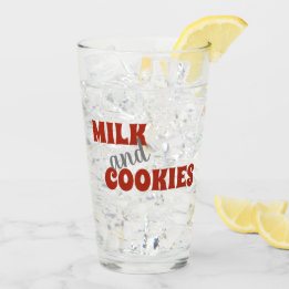 Verre de lait pour Père Noël