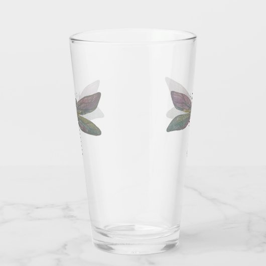 Verre de libellule aquarelle (Droite)