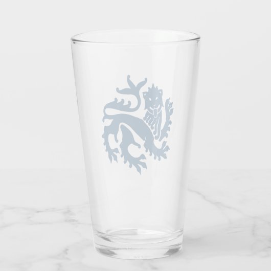 Verre de Lion bleu gothique (Dos)