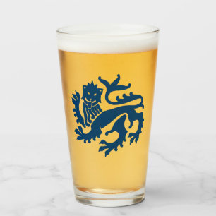 Verre de Lion bleu gothique