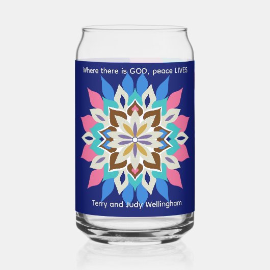 Verre de mariage Blue Bayou (Recto)